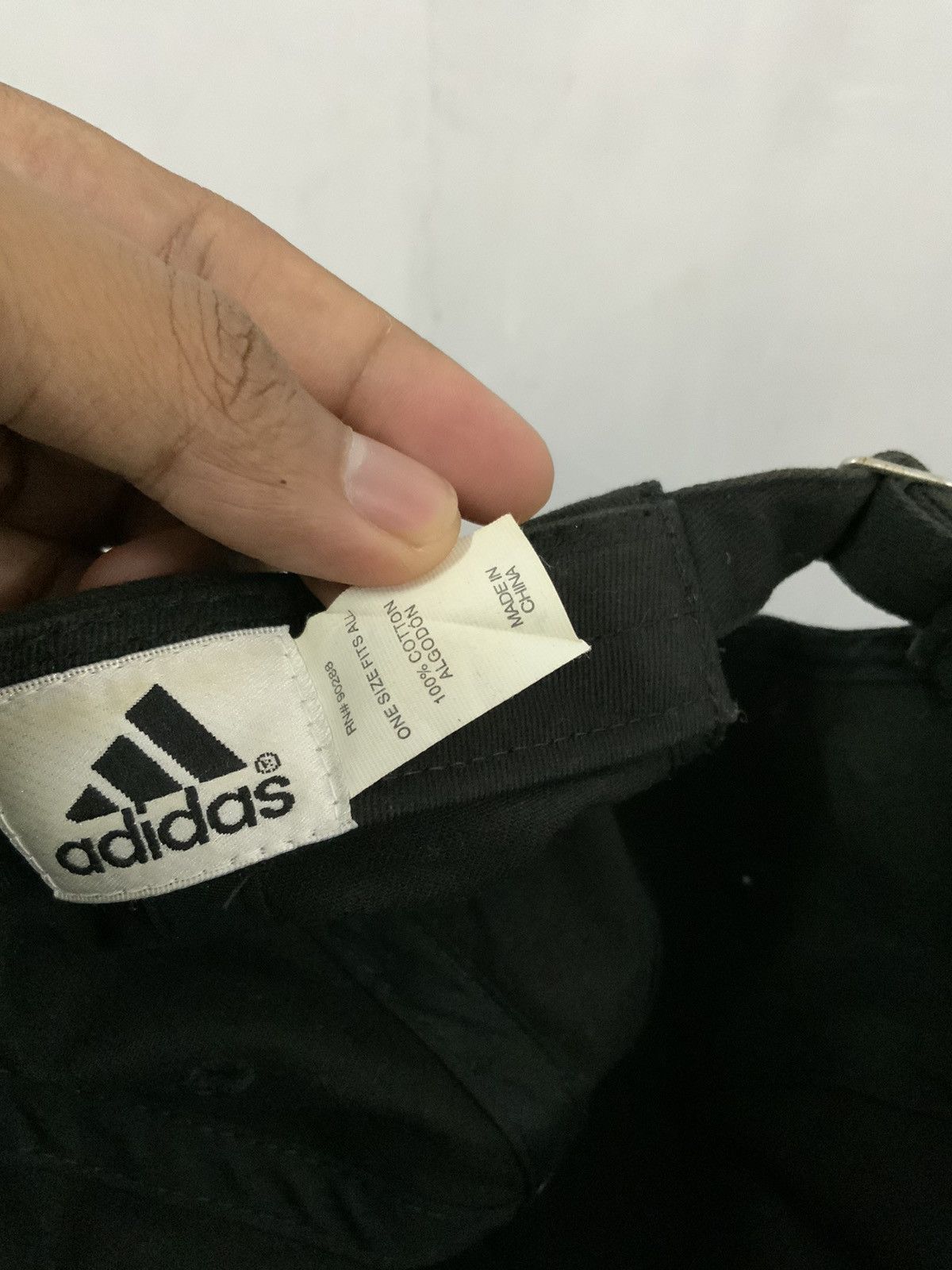 Adidas Adidas Logo Black Hat Size ONE SIZE - 13 Thumbnail