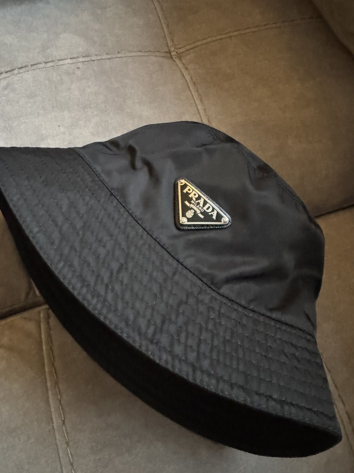 Prada PRADA bucket hat marked size M see ALL PHOTOS AND MEASURES Size ONE SIZE - 3 Thumbnail