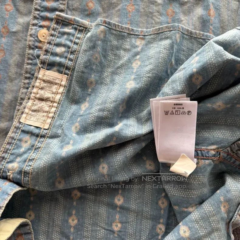 RRL Ralph Lauren RRL Ralph Lauren Southwest striped shirt Size US XL / EU 56 / 4 - 6 Thumbnail