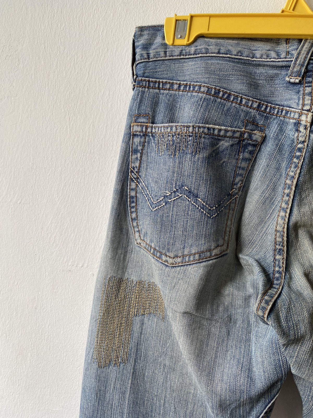 Edwin × Japanese Brand Japanese Brand Edwin Distressed Patchwork Design Denim Size US 30 / EU 46 - 14 Thumbnail