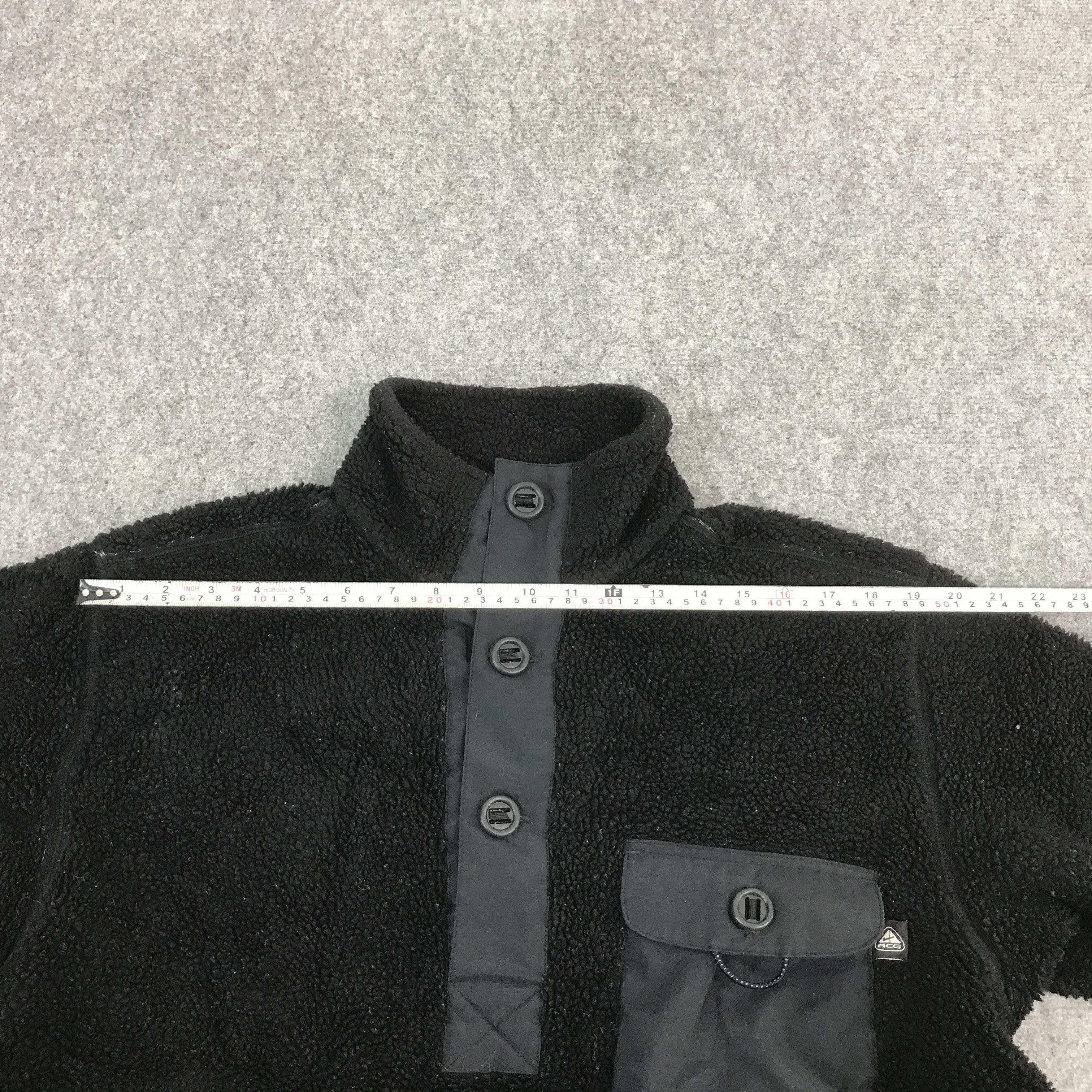 Nike × Nike ACG 2000s NIKE ACG SHERPA FLEECE HALF BUTTON JACKET Size US XL / EU 56 / 4 - 10 Thumbnail