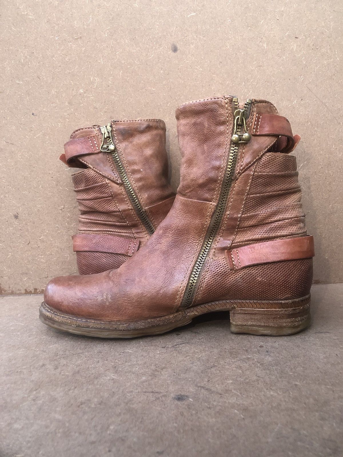 A.S.98 A.S 98 Brown Calfskin Leather Women’s Boots Size 37 Size US 6.5 / IT 36.5 - 8 Thumbnail