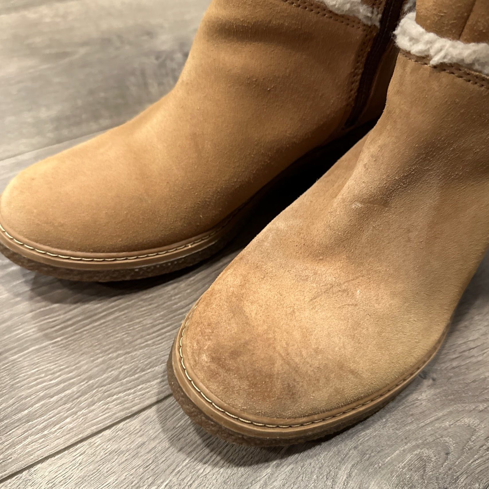 Timberland TIMBERLAND BRINDA Boots Women's Size 7 Medium Brown Suede ReBOTL Defender Boots Womens Size US 7 / IT 37 - 5 Thumbnail