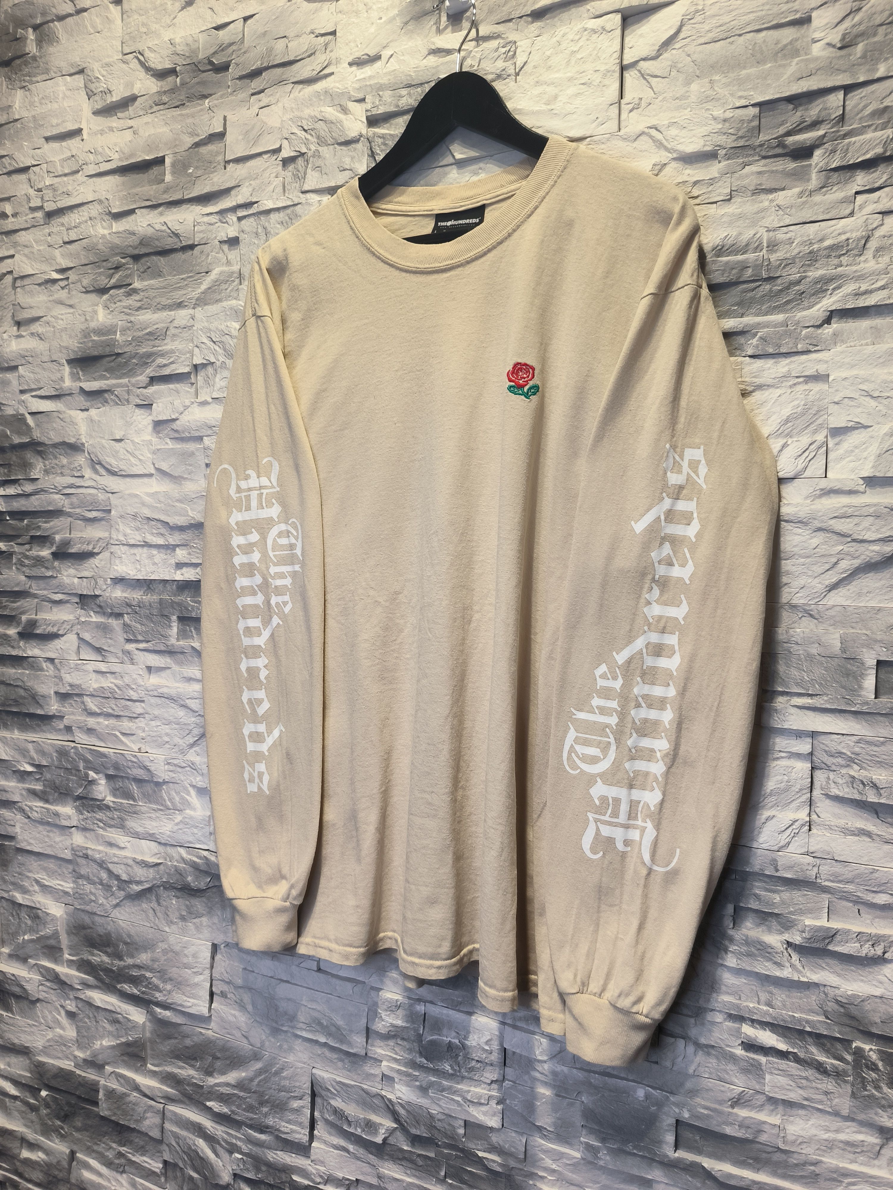 The Hundreds The Hundreads Long Sleeve Crewneck Sweatshirt Logo Beige Size US L / EU 52-54 / 3 - 2 Thumbnail