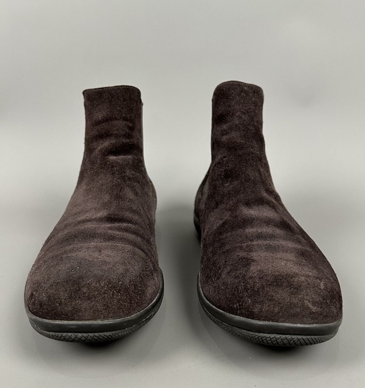 Prada Prada - Prada Sport - Suede Slip On Ankle Chelsea Boots Size US 10 / EU 43 - 2 Thumbnail