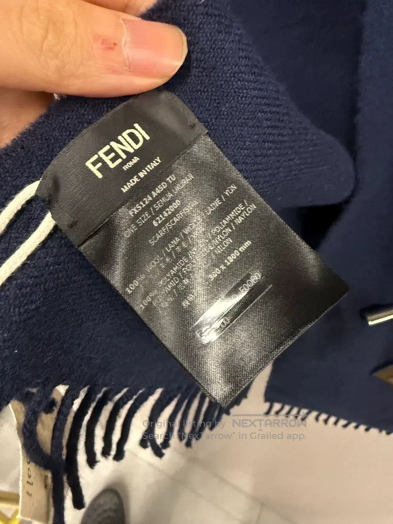 Fendi Fendi Box Logo Scarf, Versatile Size ONE SIZE - 3 Thumbnail