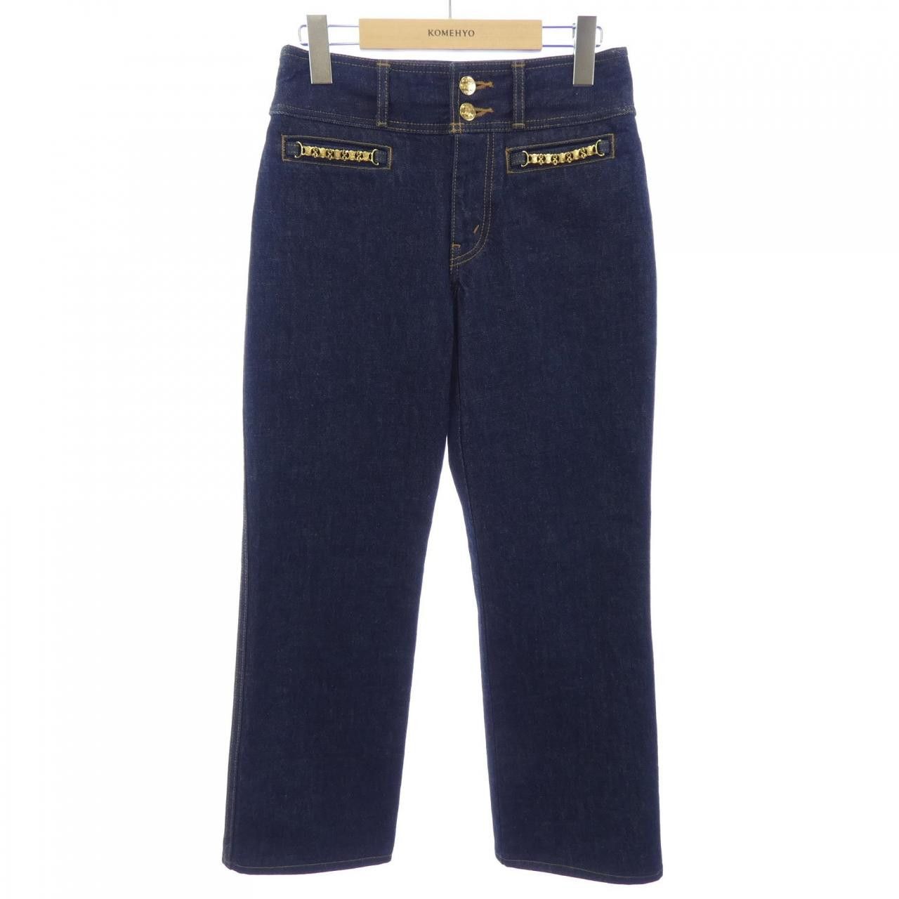 Celine Celine CELINE JANE FLARED Jeans Textile Jeans 2N991799U DUTY FREE for USA Size ONE SIZE - 1 Thumbnail