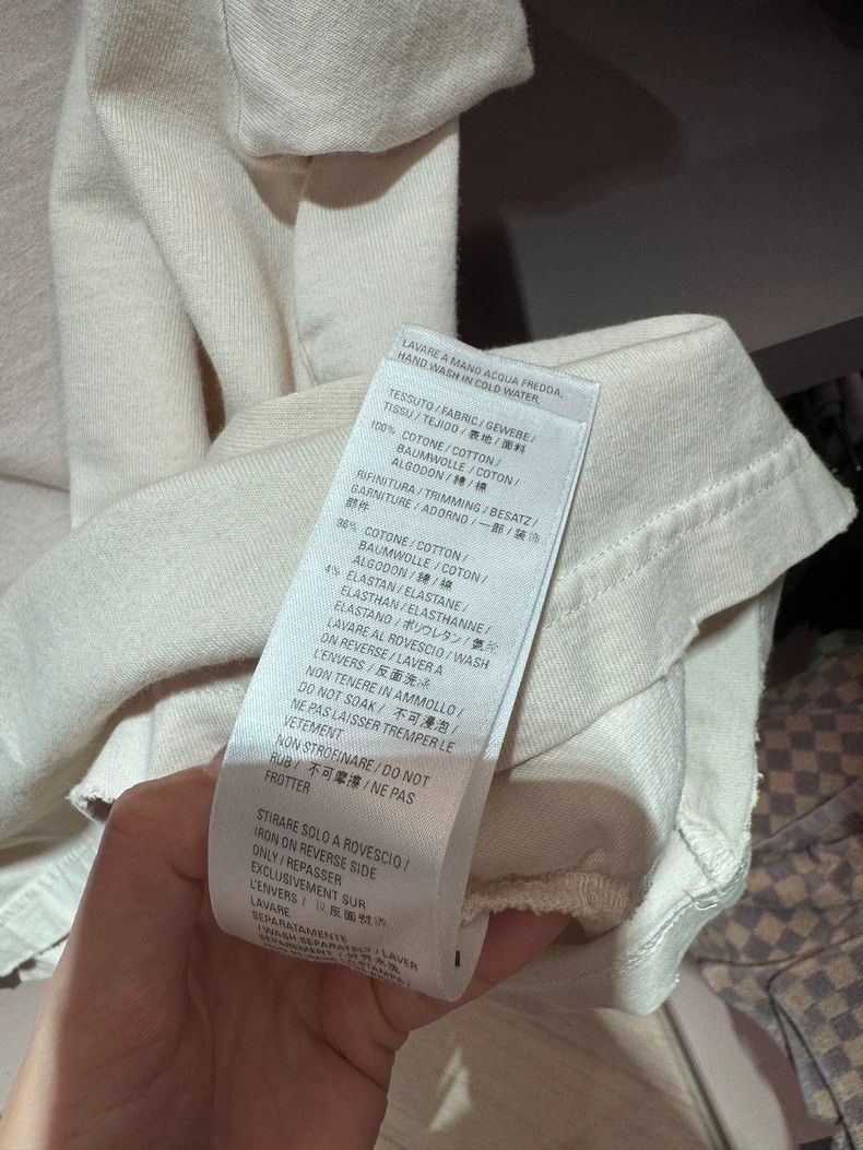 Balenciaga Balenciaga FBI front and back letter logo beige short sleev Size US S / EU 44-46 / 1 - 6 Thumbnail