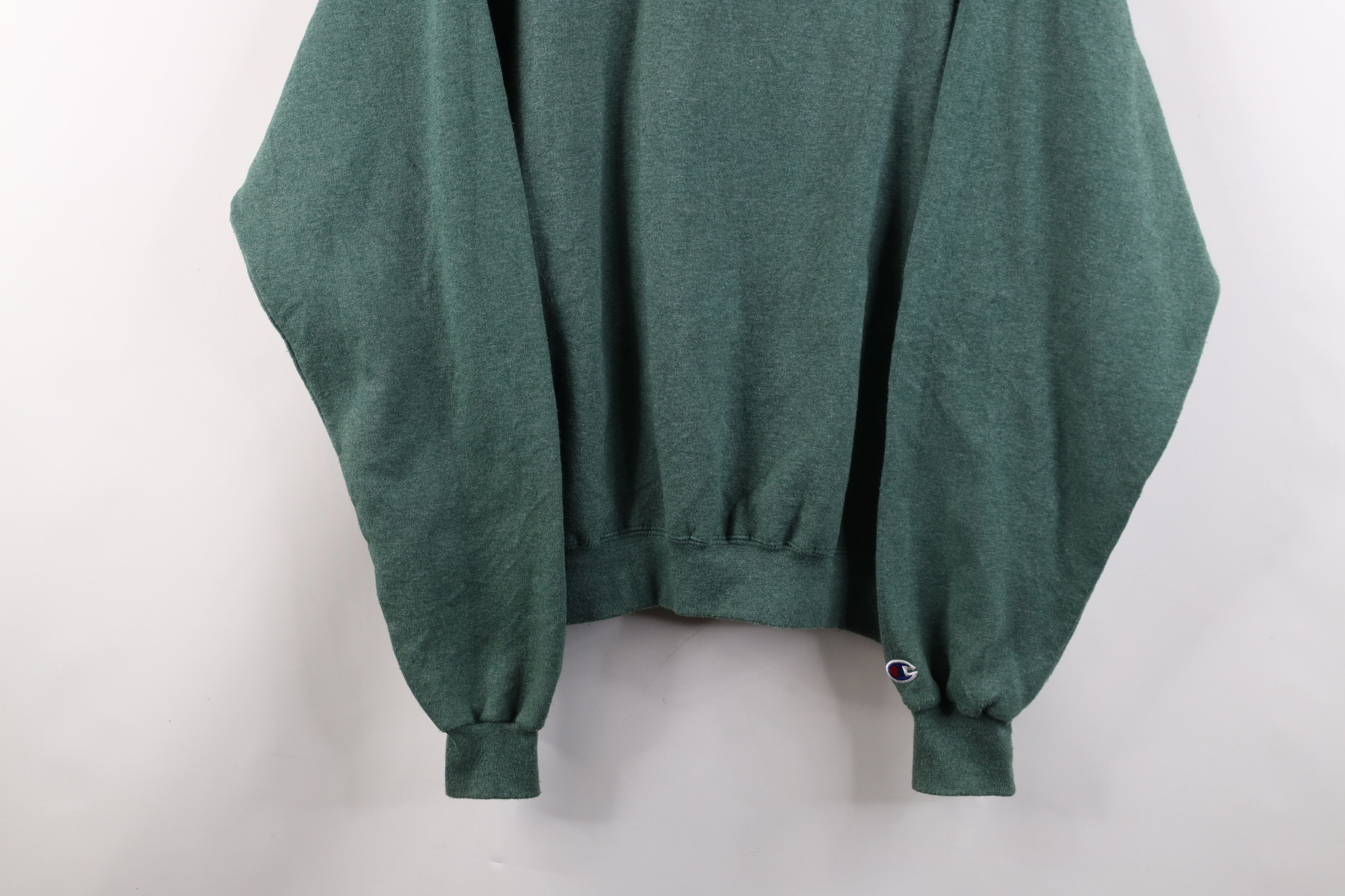Champion × Vintage Vintage 90s Champion Spell Crewneck Sweatshirt Heather Green Size US M / EU 48-50 / 2 - 3 Thumbnail