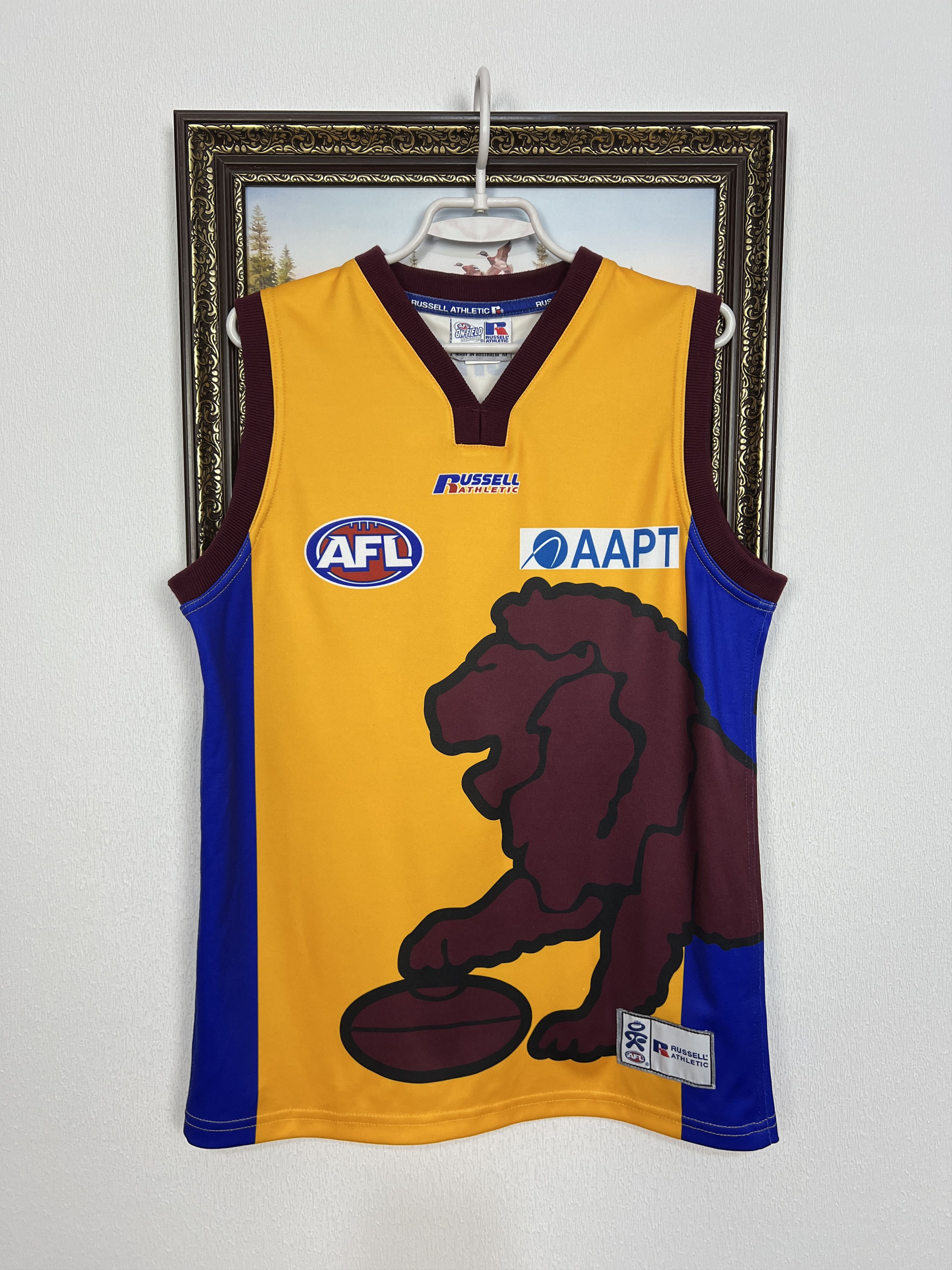 Vintage Brisbane Lions AFL Jersey Football Shirt Kit Trikot Rare Size US M / EU 48-50 / 2 - 1 Thumbnail
