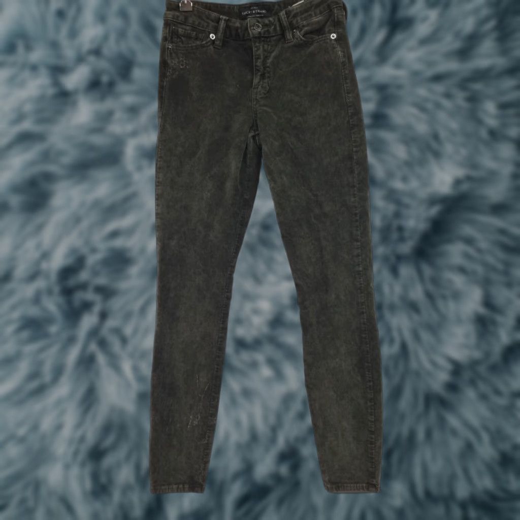 Lucky Brand Lucky Brand Jeans Skinny Velvet Green 00/25 Women's Pants 28in Inseam Regular Zip Pocket See Pics Flaws Size 24" / US 00 / IT 34 - 1 Thumbnail
