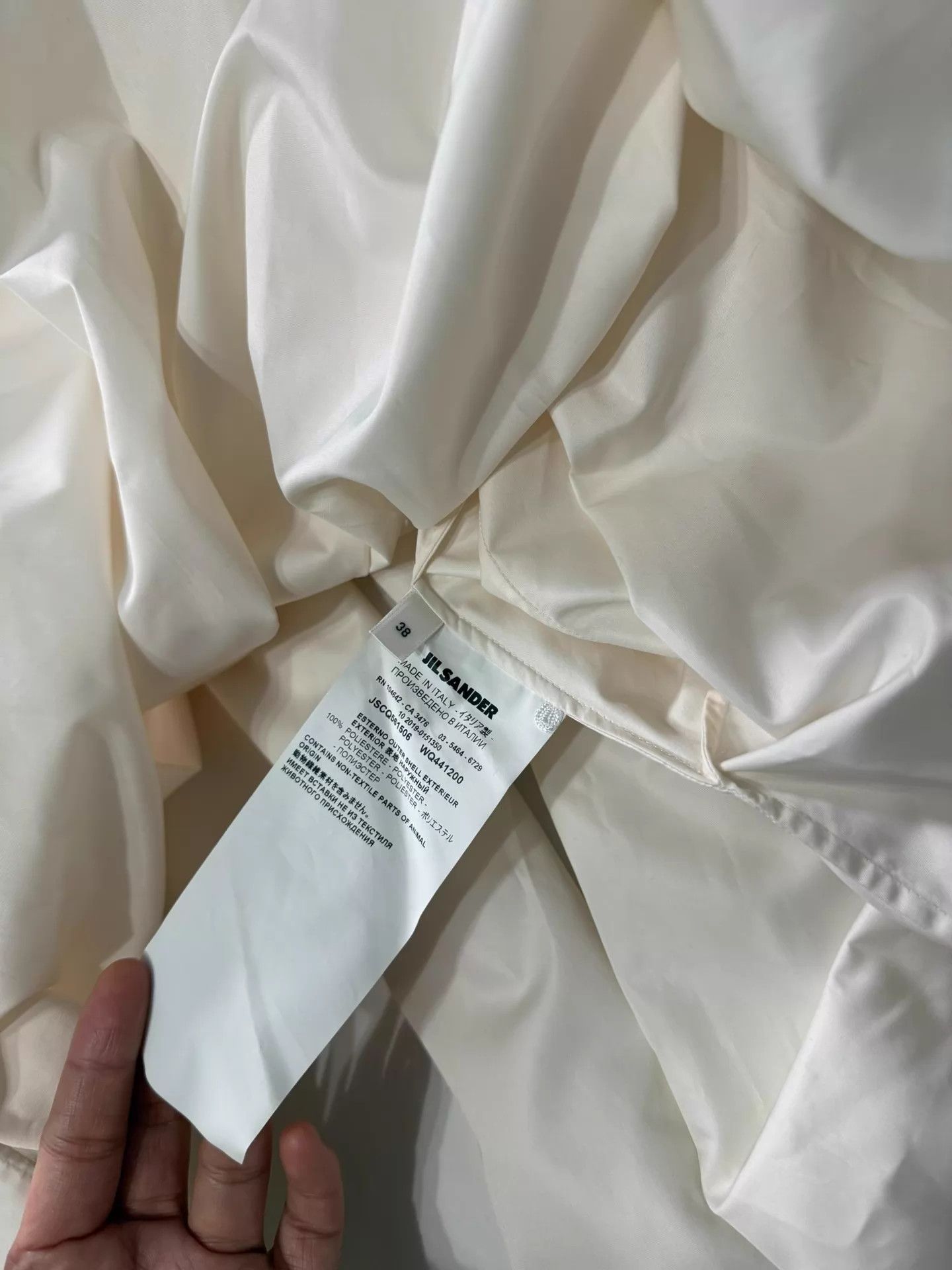 Jil Sander Jil Sander Umbrella Collar Shirt 36 95 New Size XS / US 0-2 / IT 36-38 - 3 Thumbnail