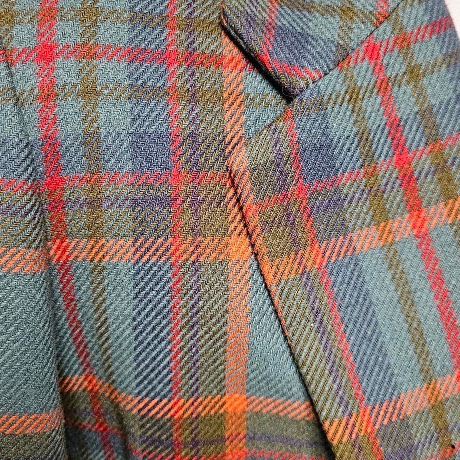 Gap Vtg 80s gap plaid gap blazer large Size S / US 4 / IT 40 - 8 Thumbnail