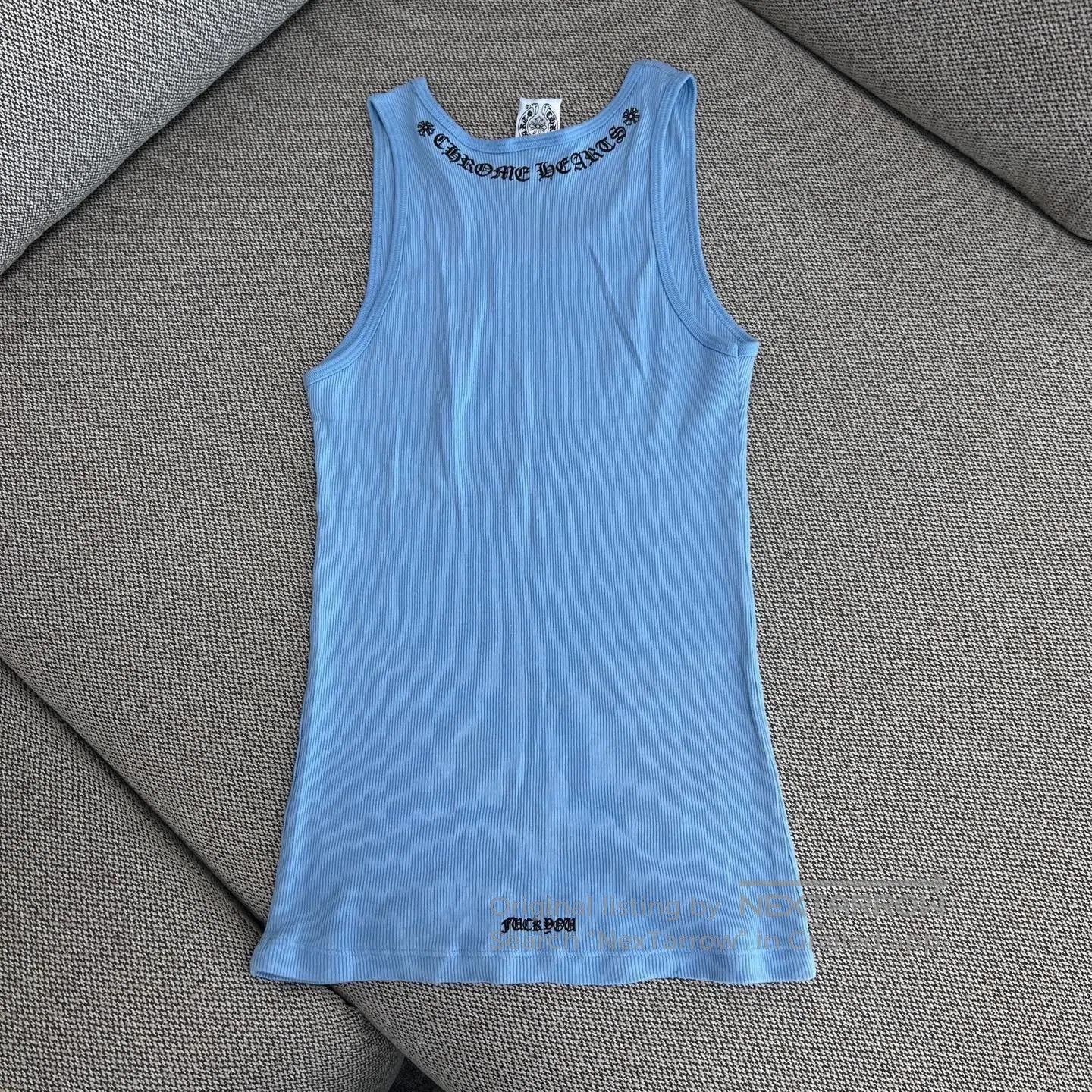 Chrome Hearts chrome hearts blue heart vine tank top. Size XL / US 12-14 / IT 48-50 - 2 Thumbnail