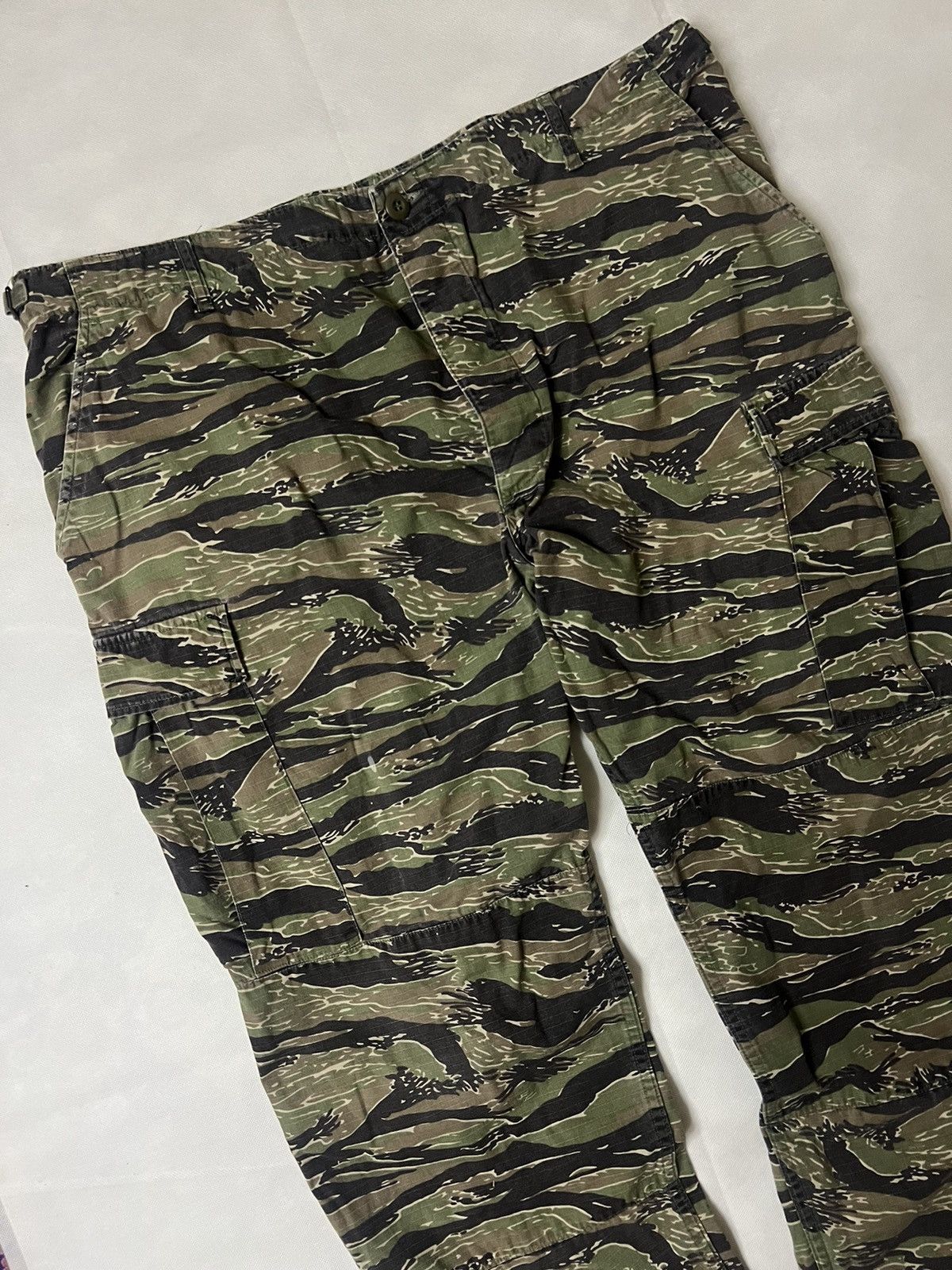 Other Vintage Propper Army Tiger Stripe Combat Trousers Size US 42 / EU 58 - 13 Thumbnail