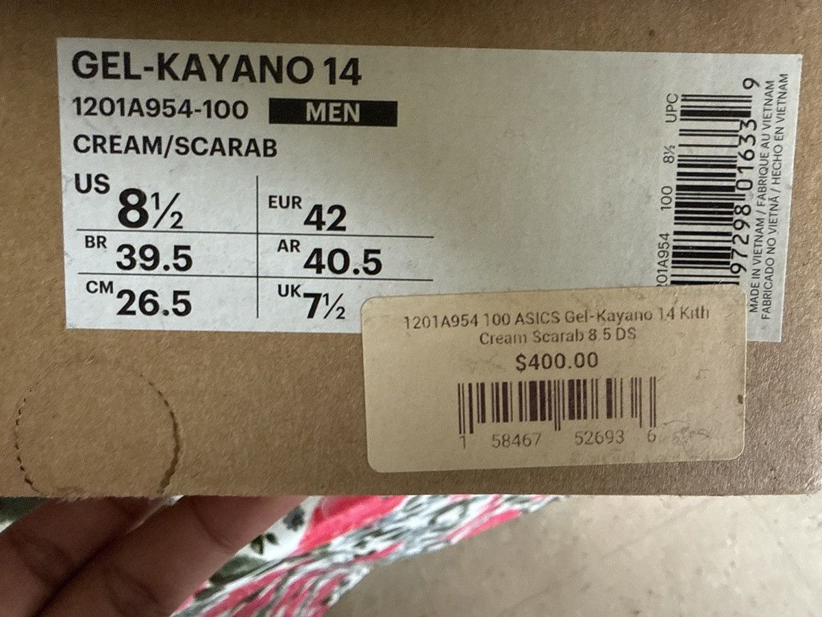 Asics × Kith Asics Gel Kayano 14 x Kith (2023) - 8.5M Size US 8.5 / EU 41-42 - 7 Thumbnail