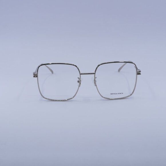 Bottega Veneta Bottega Veneta BV1049O 002 Eyeglasses Gold 56mm Square Frame Size ONE SIZE - 2 Thumbnail