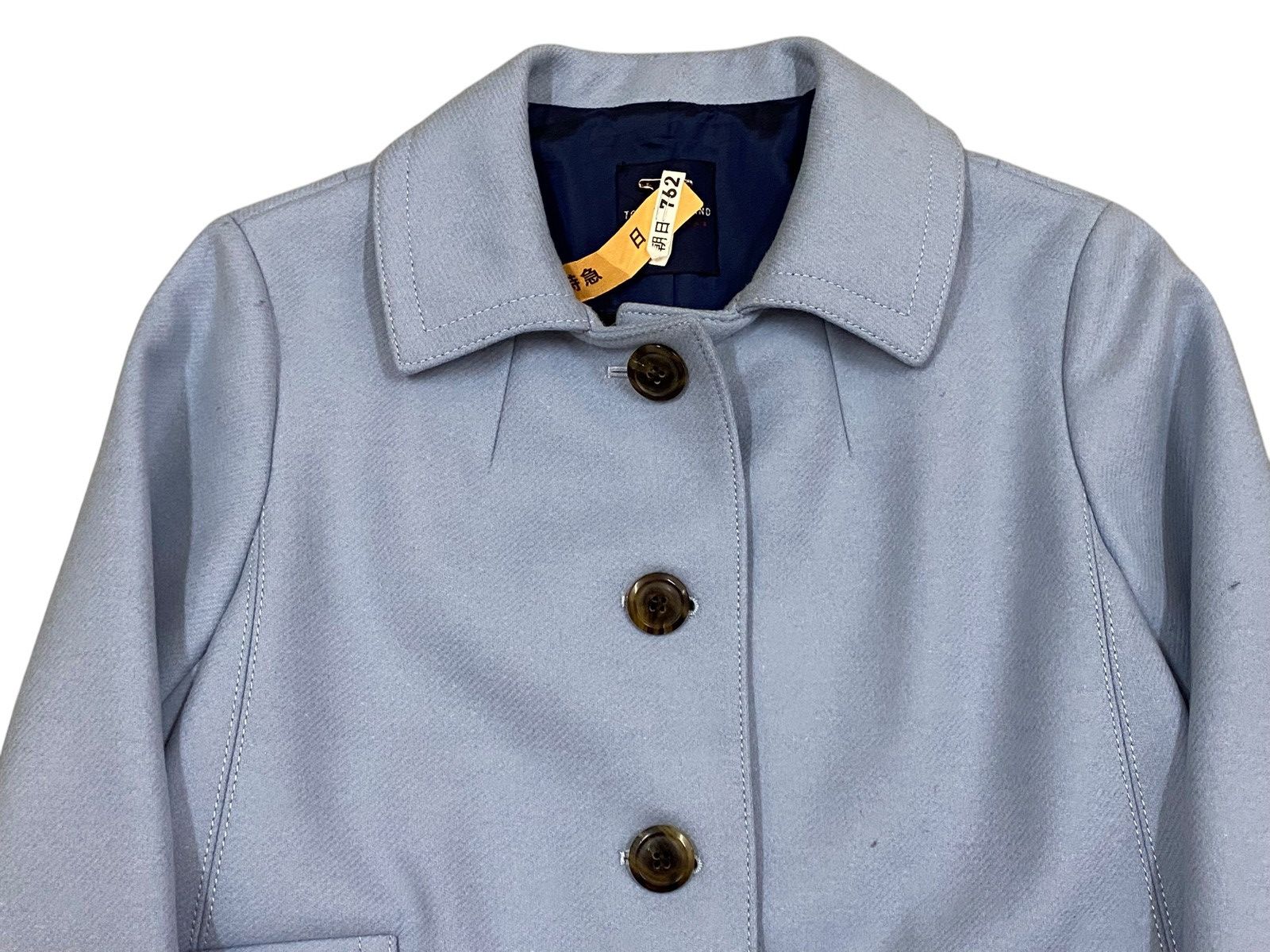 Tomorrowland Light Blue Wool & Cashmere Coat - Tomorrowland Collection Size S / US 4 / IT 40 - 3 Thumbnail