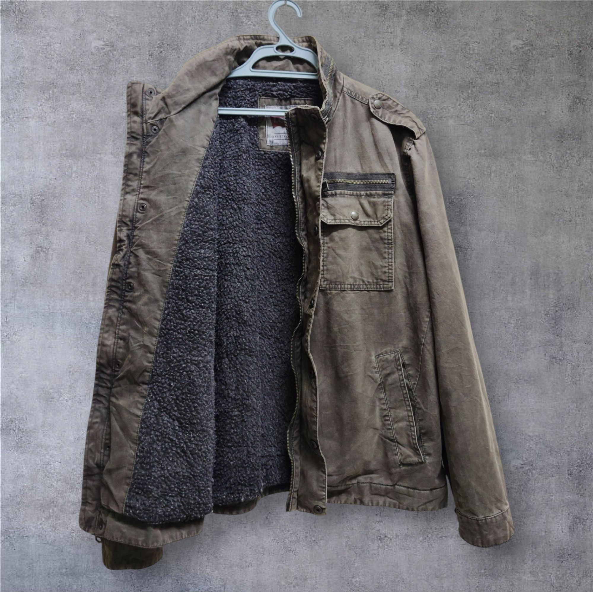 Levi's VINTAGE LEVI'S JACKET LINED FAUX FUR Size US L / EU 52-54 / 3 - 4 Thumbnail