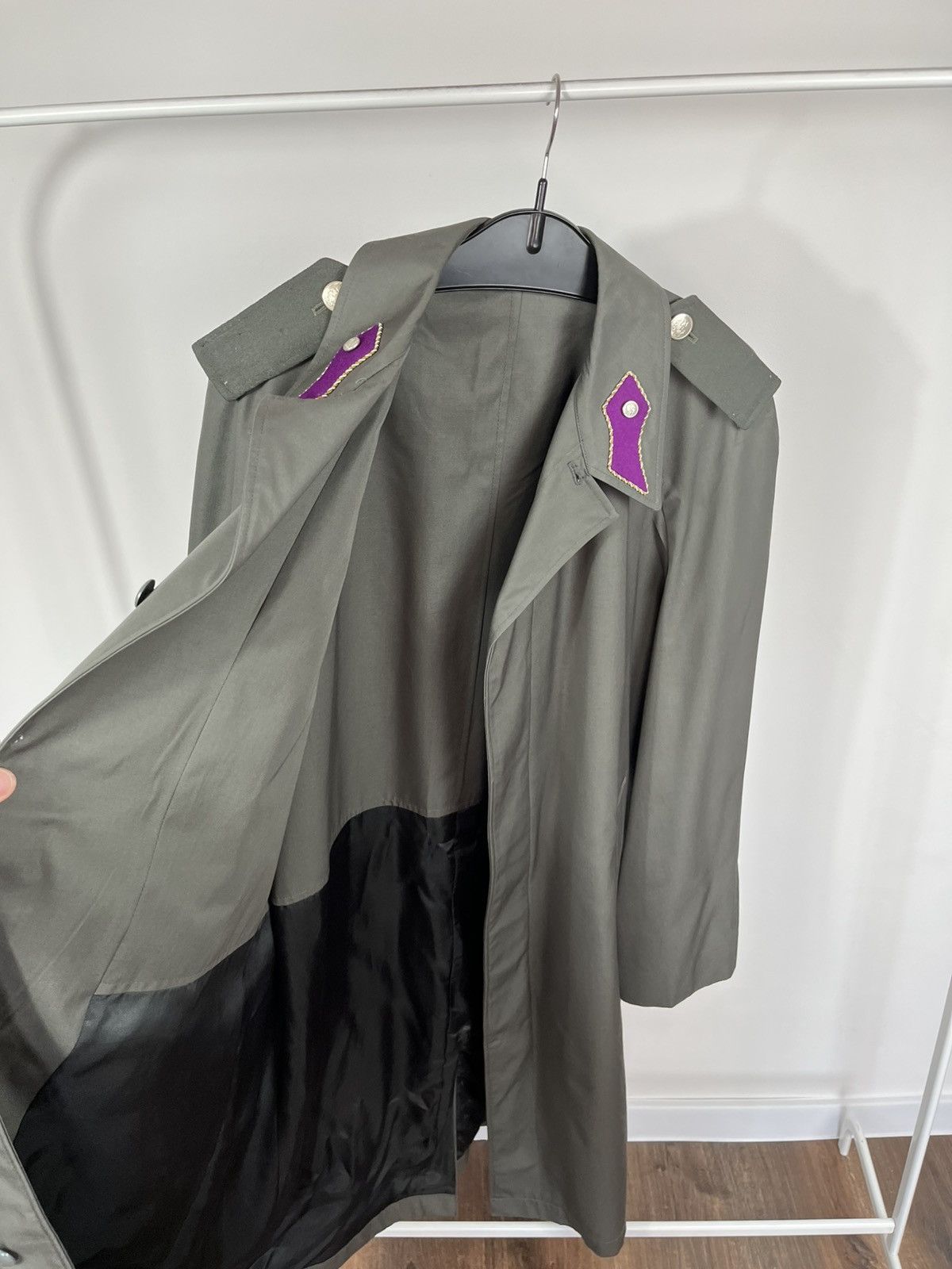 Other Vintage West Germany Bundeswehr Officer Military Trench Coat Size US XXL / EU 58 / 5 - 8 Thumbnail