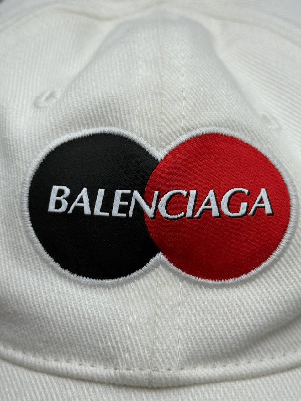 Balenciaga Balenciaga Mastercard Embroidered Baseball Cap Size ONE SIZE - 4 Thumbnail