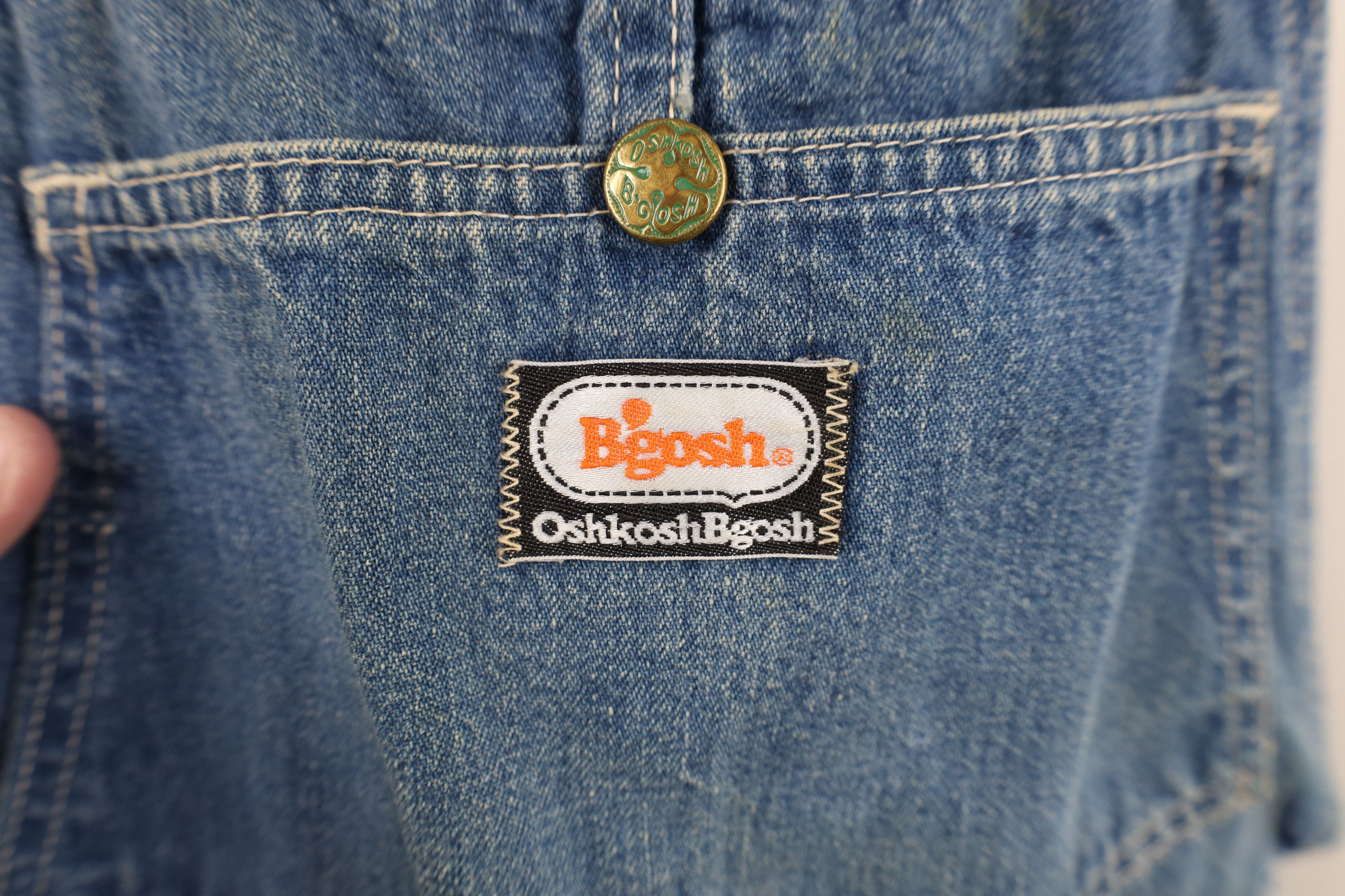 Oshkosh Vintage 60s OshKosh B'Gosh Vestbak Union Made Denim Overalls Size US 30 / EU 46 - 6 Thumbnail