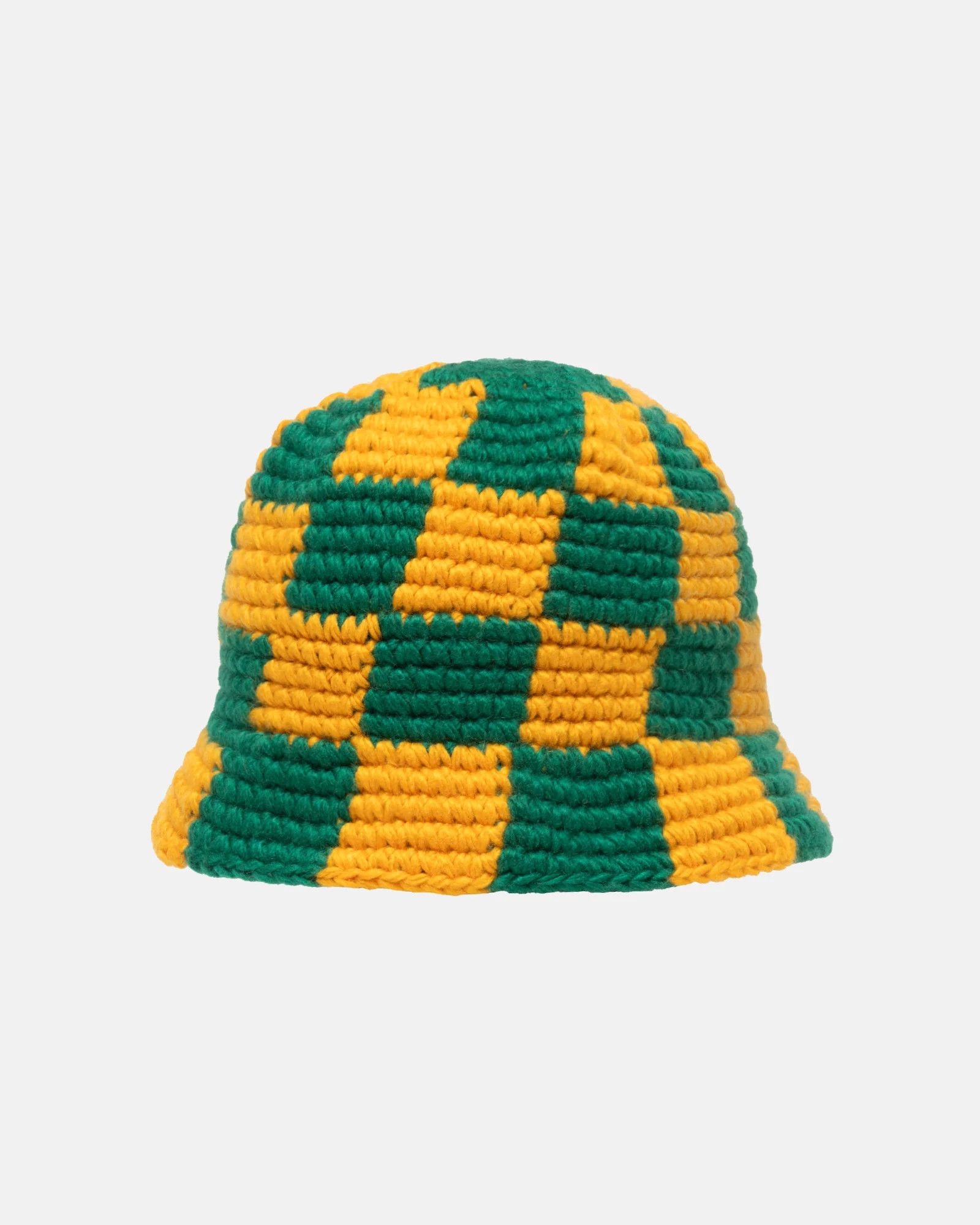 Stussy BUCKET HAT CHECKER KNIT Size ONE SIZE - 2 Thumbnail