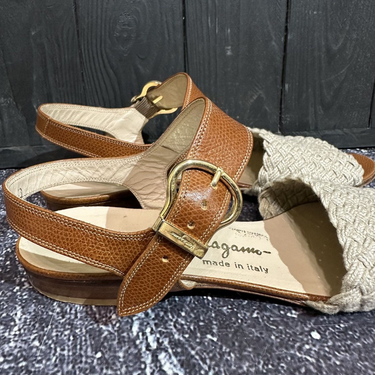 Salvatore Ferragamo Salvatore Ferragamo Women’s Leather Sandals Flats Size 6 Size US 6 / IT 36 - 2 Thumbnail