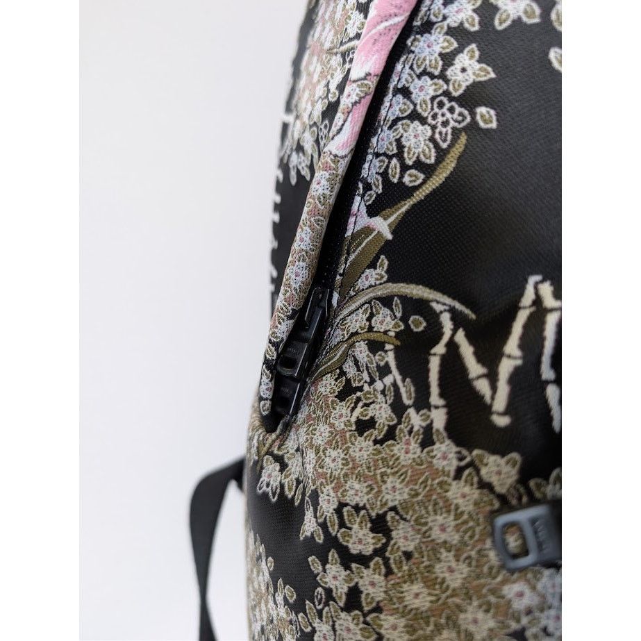 Amiri o1rshd1 Size: OS / Hibiscus Jacquard Backpack in Black Size ONE SIZE - 7 Thumbnail