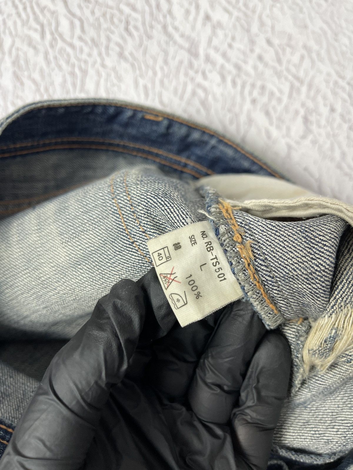 Japanese Brand × RAGEBLUE Rageblue Japanese distressed vintage denim jeans pants Size US 32 / EU 48 - 14 Thumbnail