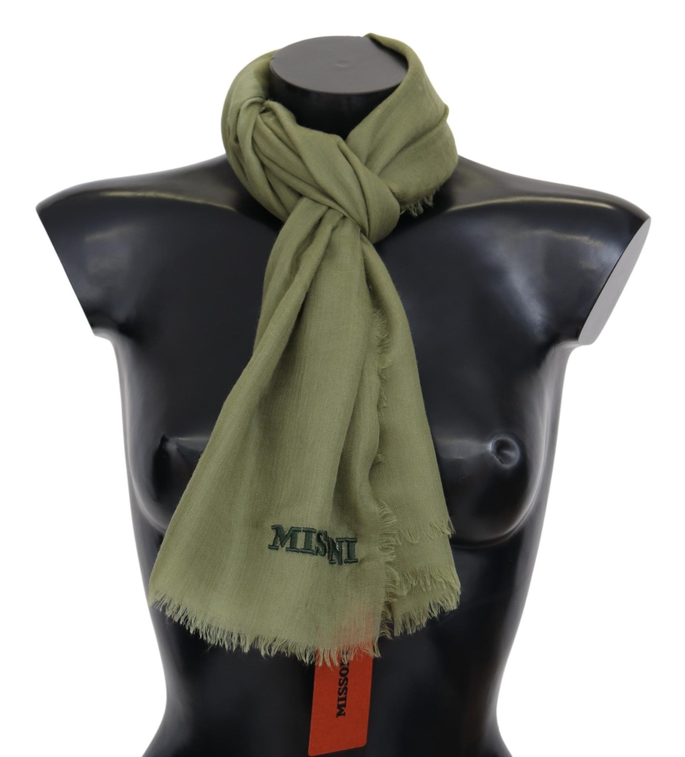 Missoni Elegant Cashmere Fringed Men's Scarf Size ONE SIZE - 1 Thumbnail