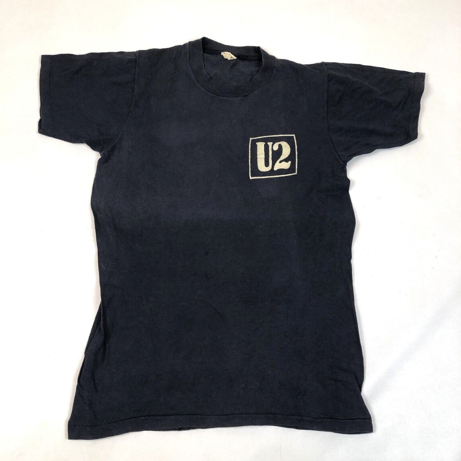 Band Tees Vintage 80s U2 October 81 Double Sided Band T Shirt Small Size US S / EU 44-46 / 1 - 2 Thumbnail