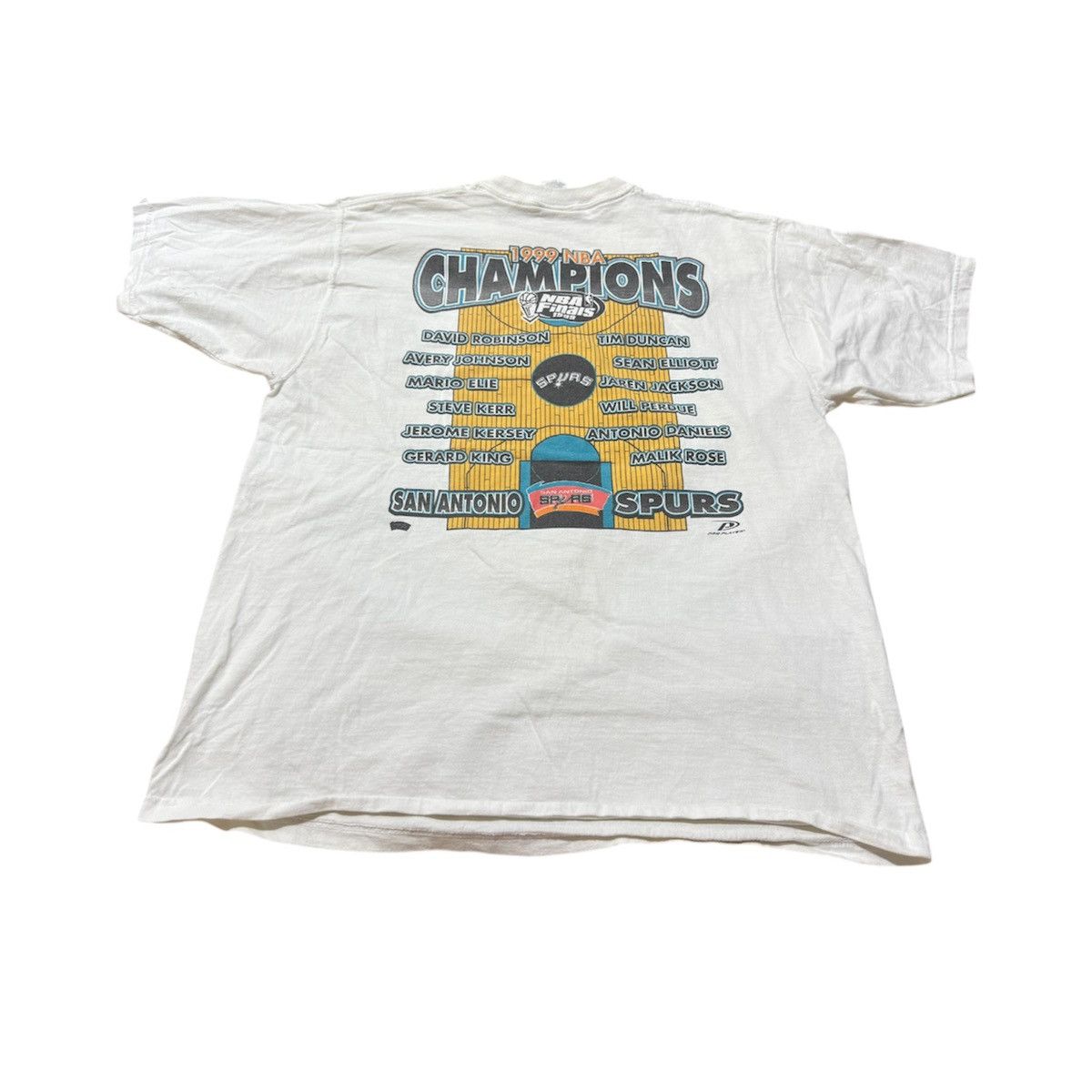 Vintage Vintage 90s NBA San Antonio Spurs Championship T Shirt Size US L / EU 52-54 / 3 - 2 Thumbnail