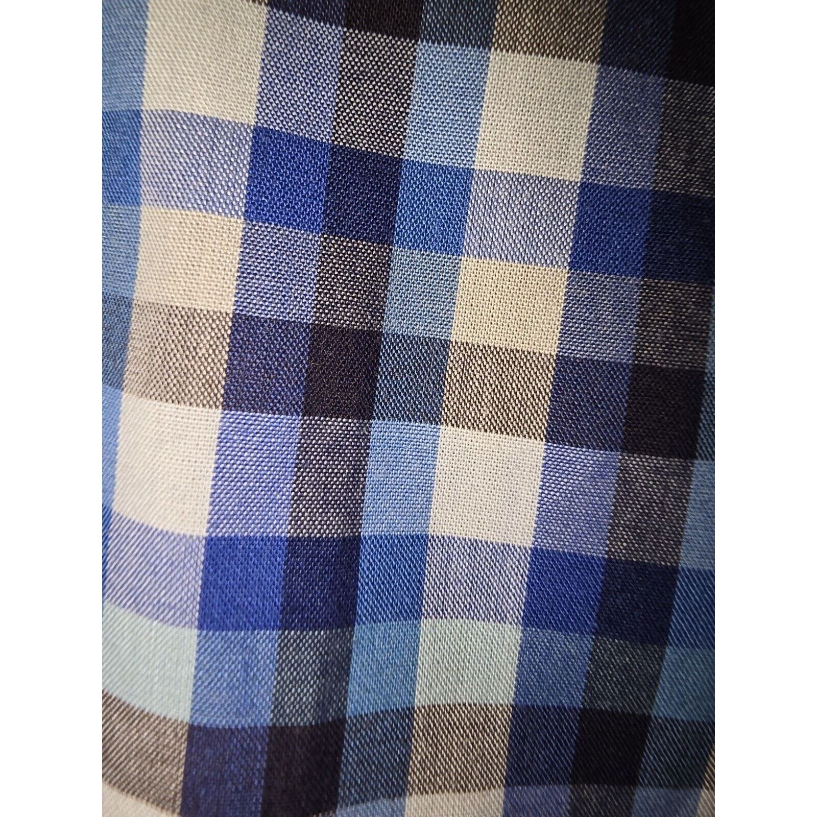 Peter Millar Peter Millar Mens Size XXL Button Up Long Sleeve Blue Black Size US XXL / EU 58 / 5 - 5 Thumbnail
