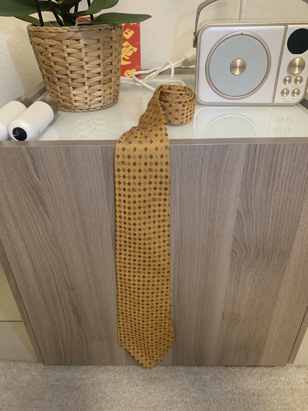 Burberry Vintage Burberry Equestrian Knight Tie Size ONE SIZE - 1 Thumbnail