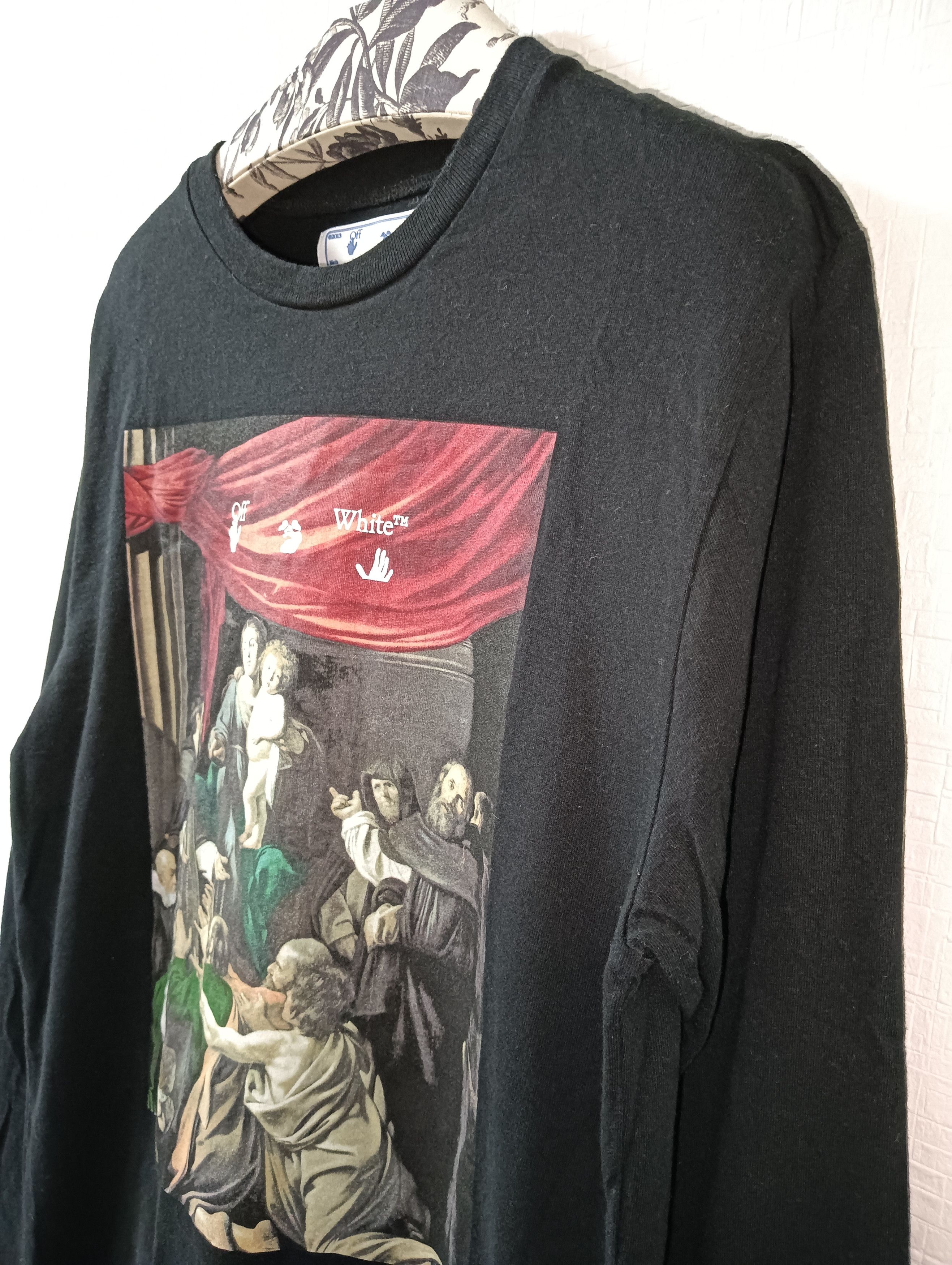 Off-White Caravaggio Painting L/S Tee Size US M / EU 48-50 / 2 - 3 Thumbnail
