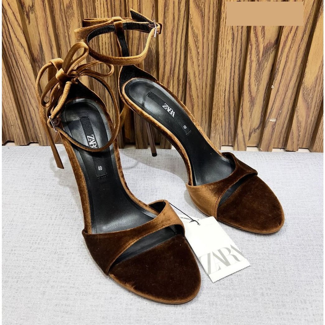 Zara ZARA High Heels with Bow NWT Size US 10 / IT 40 - 8 Thumbnail