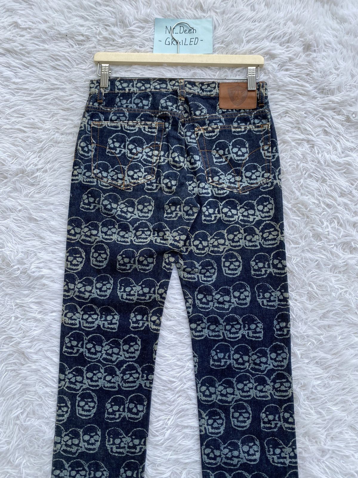 Hysteric Glamour Rare Vintage Hysteric Glamour Skulls All Over Jean/ Denim Size US 29 - 22 Thumbnail