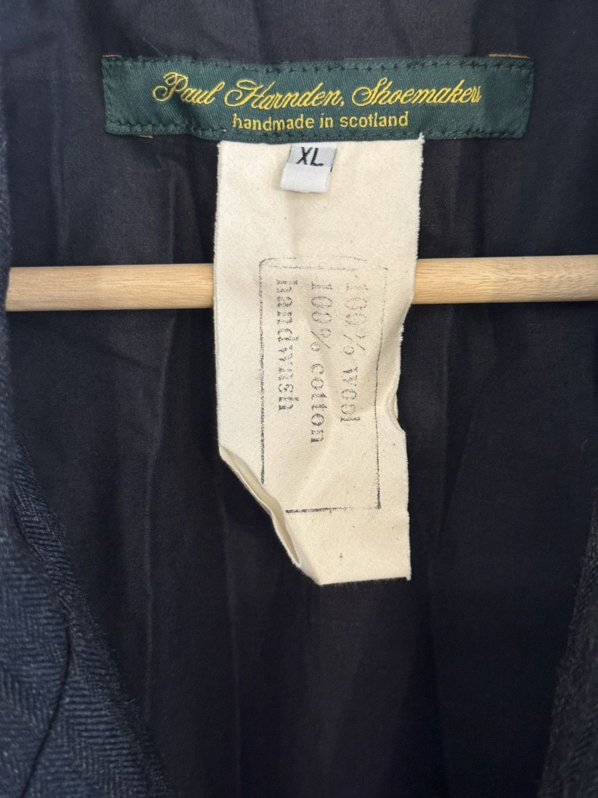 Paul Harnden Shoemakers Paul Harnden Herringbone Long Coat Size US XL / EU 56 / 4 - 5 Thumbnail