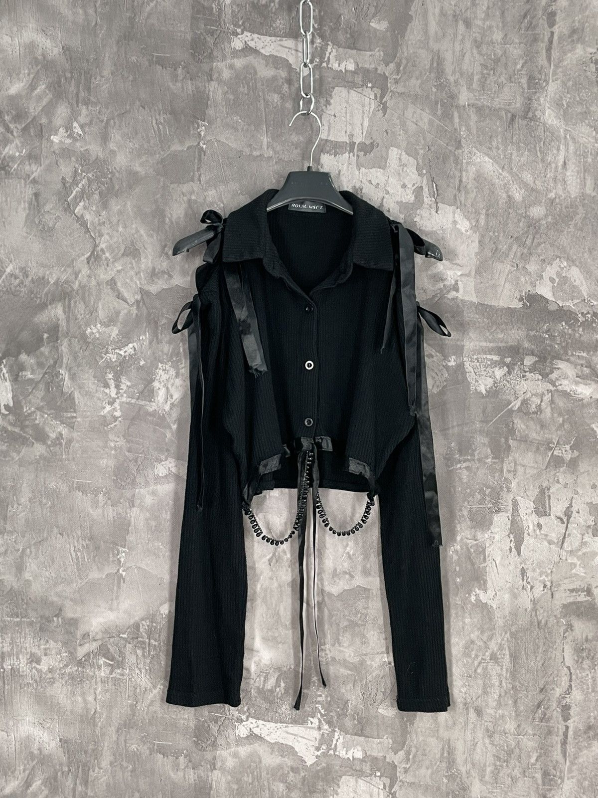 Vintage Vintage Goth Avant Garde Y2K Design Blouse Size M / US 6-8 / IT 42-44 - 1 Thumbnail