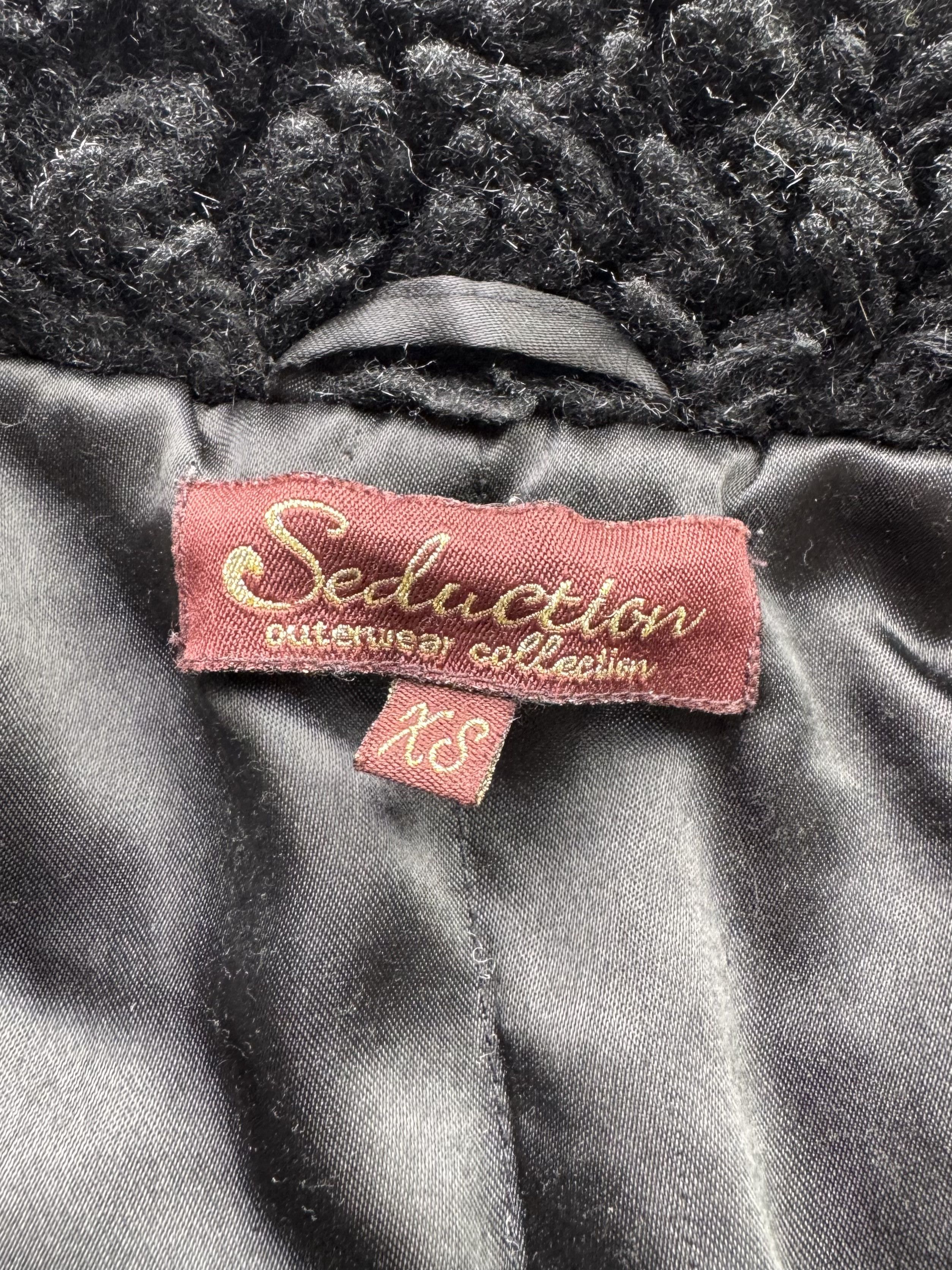 Japanese Brand Vintage Cropped Faux Sheepskin Jacket B444(V37)E2 Size XS / US 0-2 / IT 36-38 - 6 Thumbnail