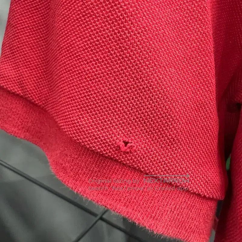 Burberry Burberry Red Cotton Polo Shirt for Men. Size US XS / EU 42 / 0 - 6 Thumbnail