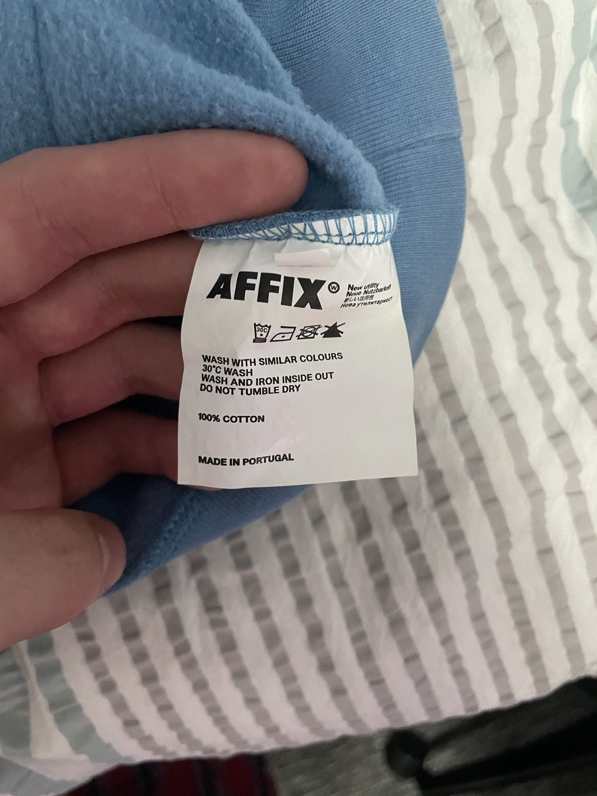 AFFXWRKS AFFIX New Utility Hoodie in Light Blue Size US M / EU 48-50 / 2 - 8 Thumbnail