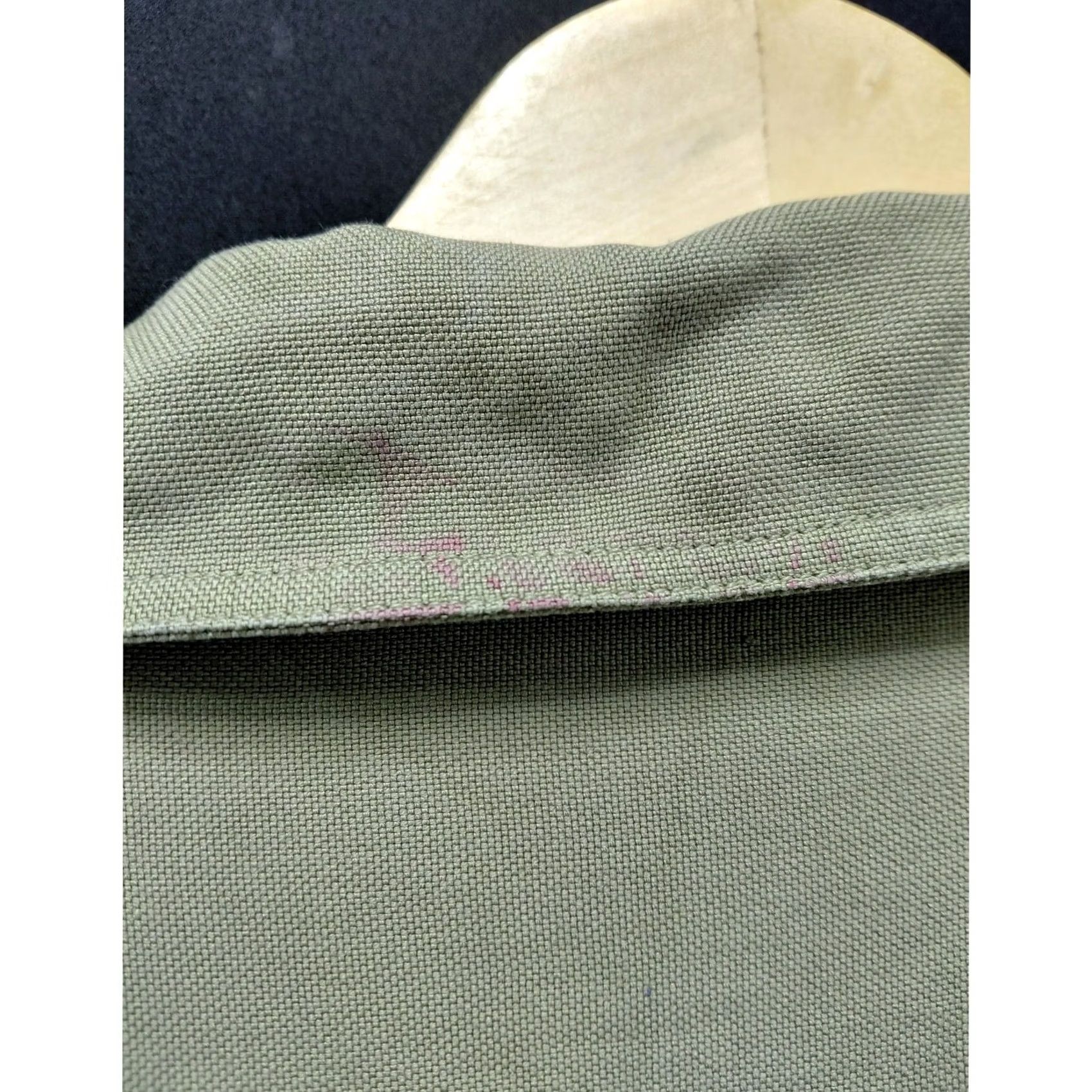Tommy Bahama Tommy Bahama Olive Green Button-Up Jacket Women M Silk 100% Trench Coat / Lightweight Bel ted closure Button Casual Travel Size M / US 6-8 / IT 42-44 - 3 Thumbnail
