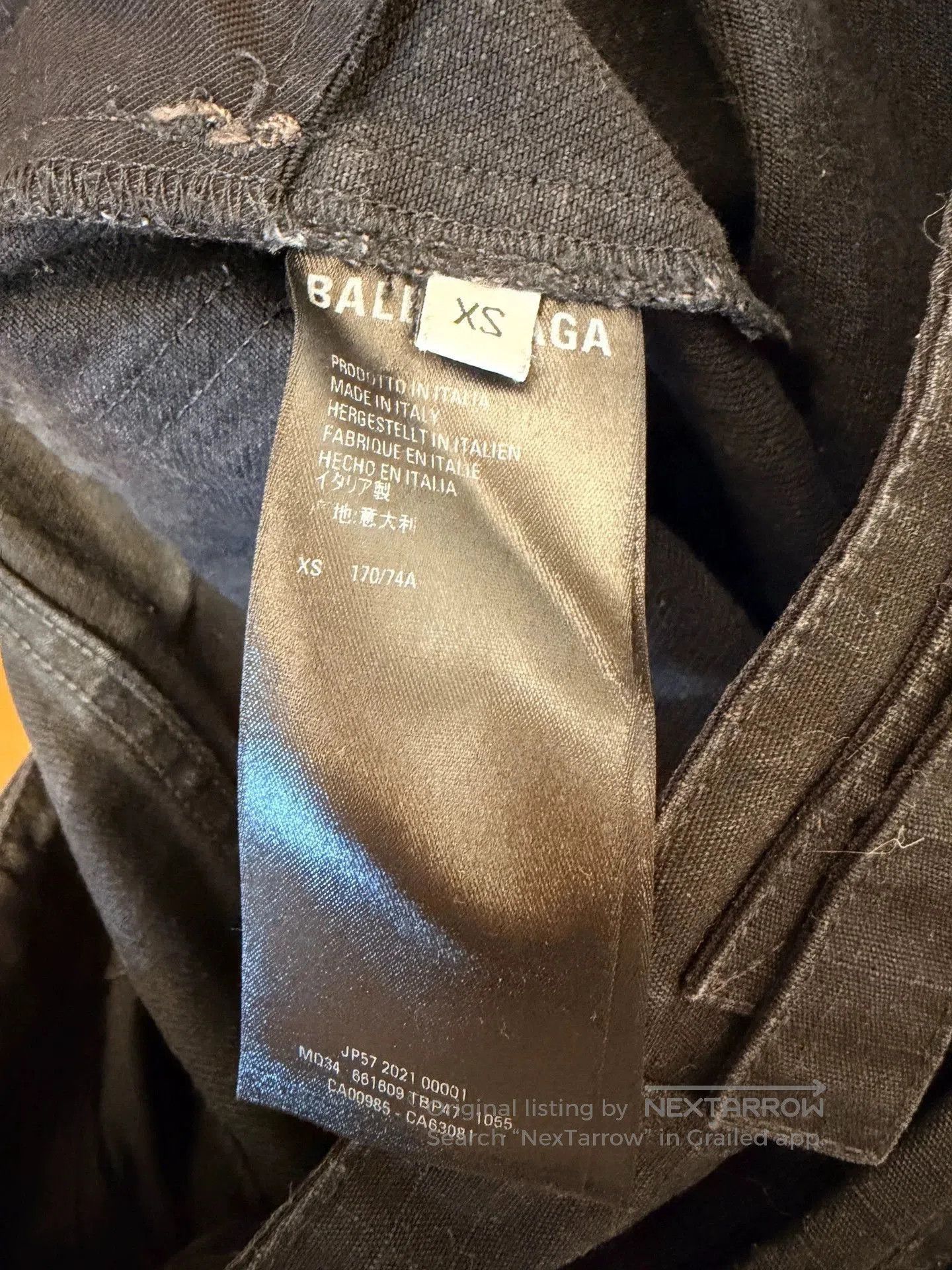 Balenciaga Black Denim Relaxed Fit Pants Size 28. Size US 28 / EU 44 - 9 Thumbnail