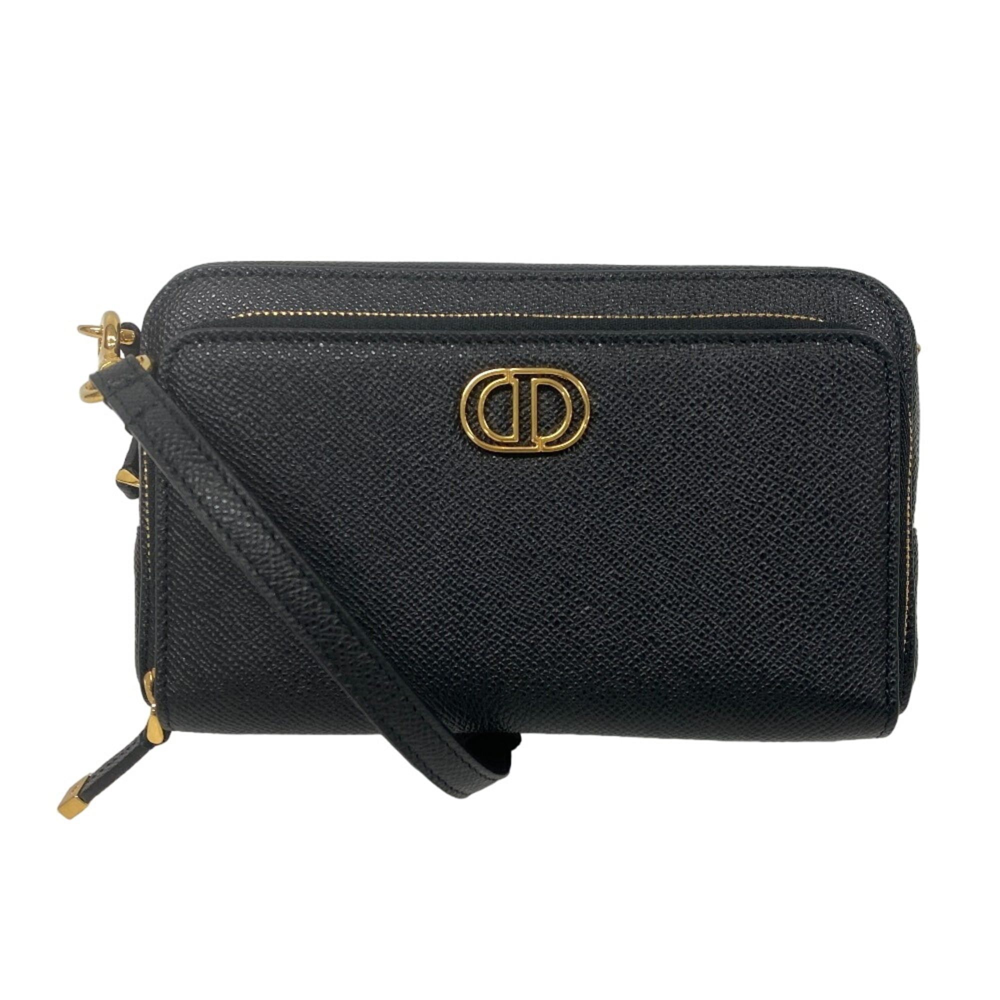 Dior Christian Dior Dior Caro Shoulder Bag in Black Size ONE SIZE - 1 Thumbnail