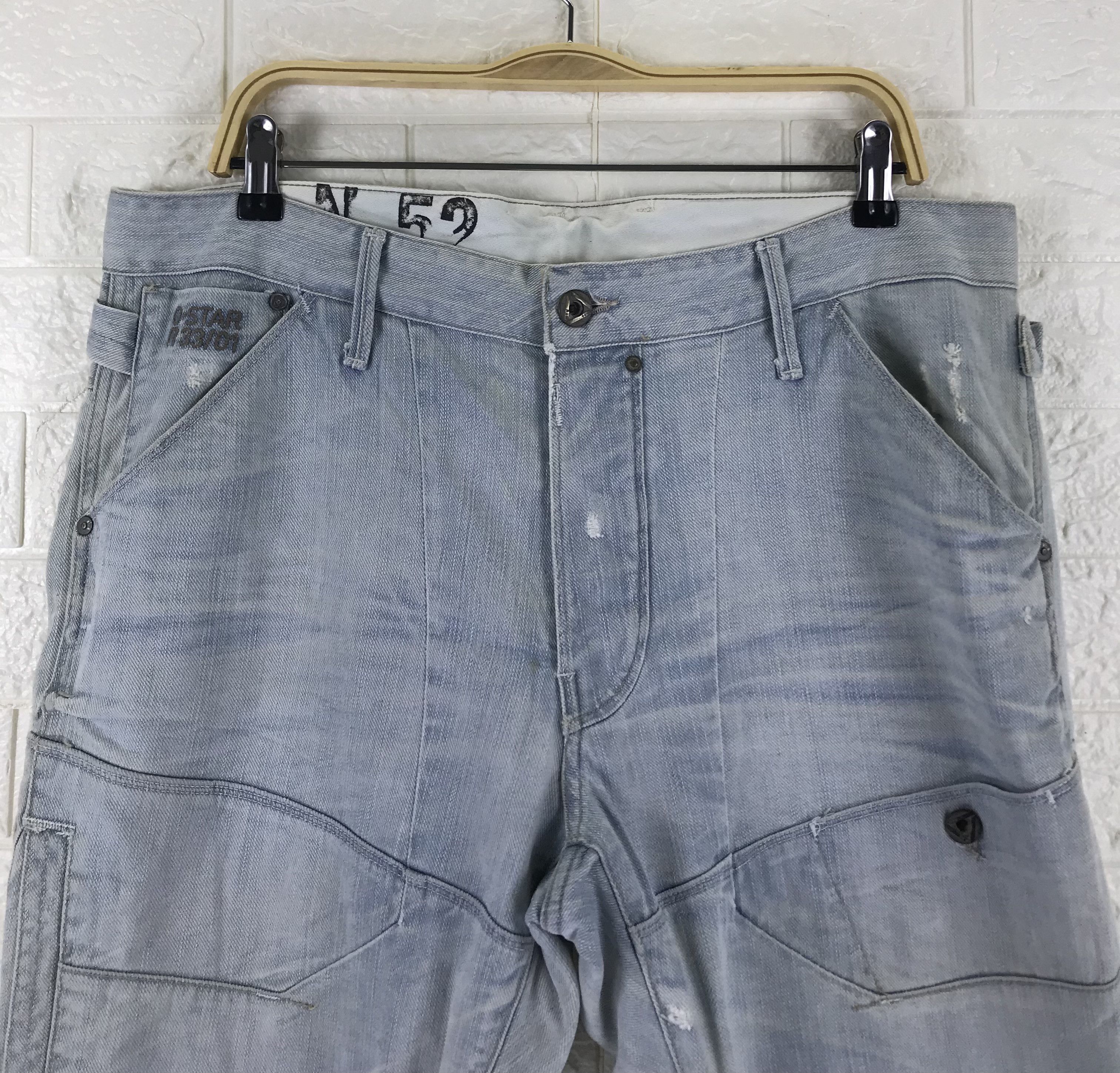 G-Star G-Star Raw Denim Tactical Jeans Size US 36 / EU 52 - 2 Thumbnail