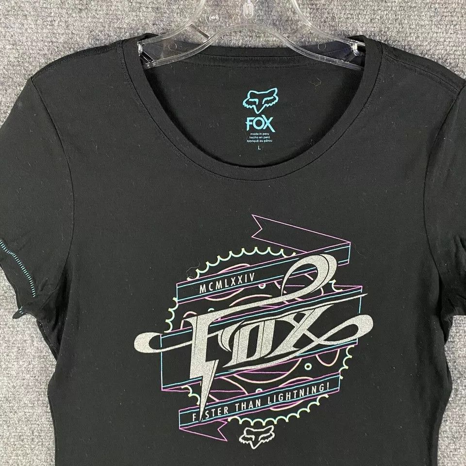 Fox Racing Fox Top Women's Short Sleeve Casual Graphic Adults Shirt L Size L / US 10 / IT 46 - 2 Thumbnail