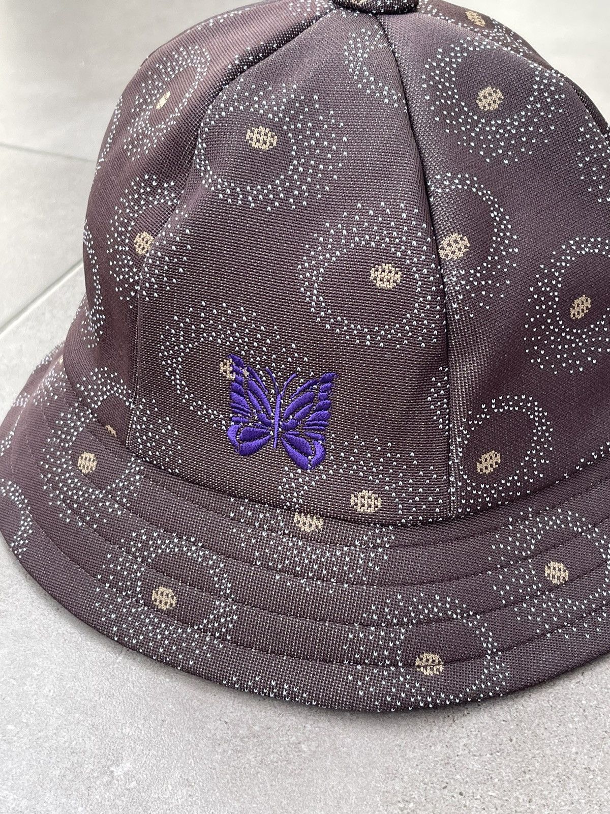 Needles !DS! SS23 Needles Bermuda Poly Jq. Brown Bucket Hat Size ONE SIZE - 11 Thumbnail