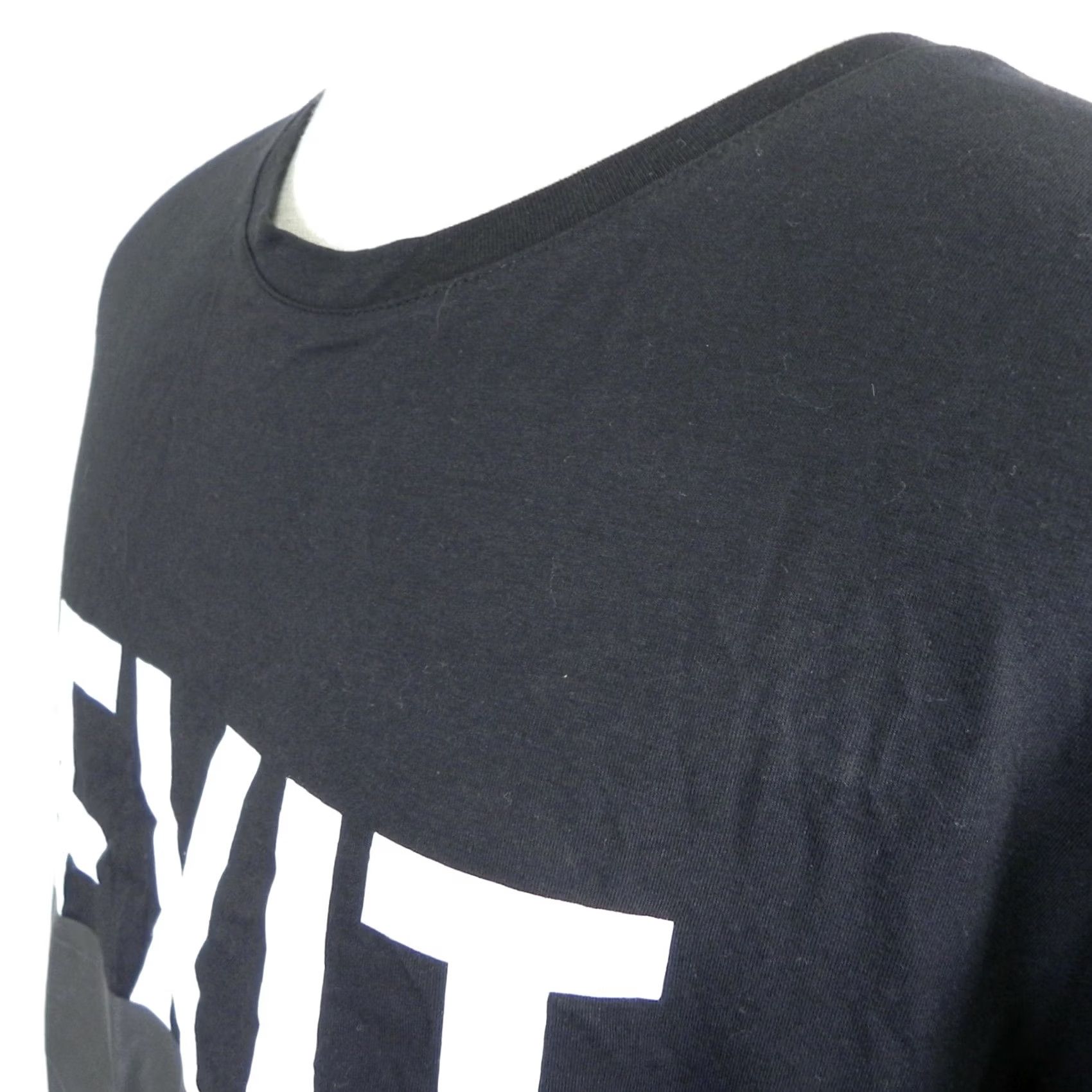 Vintage Ideology Crew Neck Graphic Tee Shirt Mens XXL 2XL Black Short Sleeve EXIT NWT Size US XXL / EU 58 / 5 - 2 Thumbnail